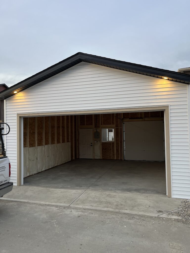 New garage build