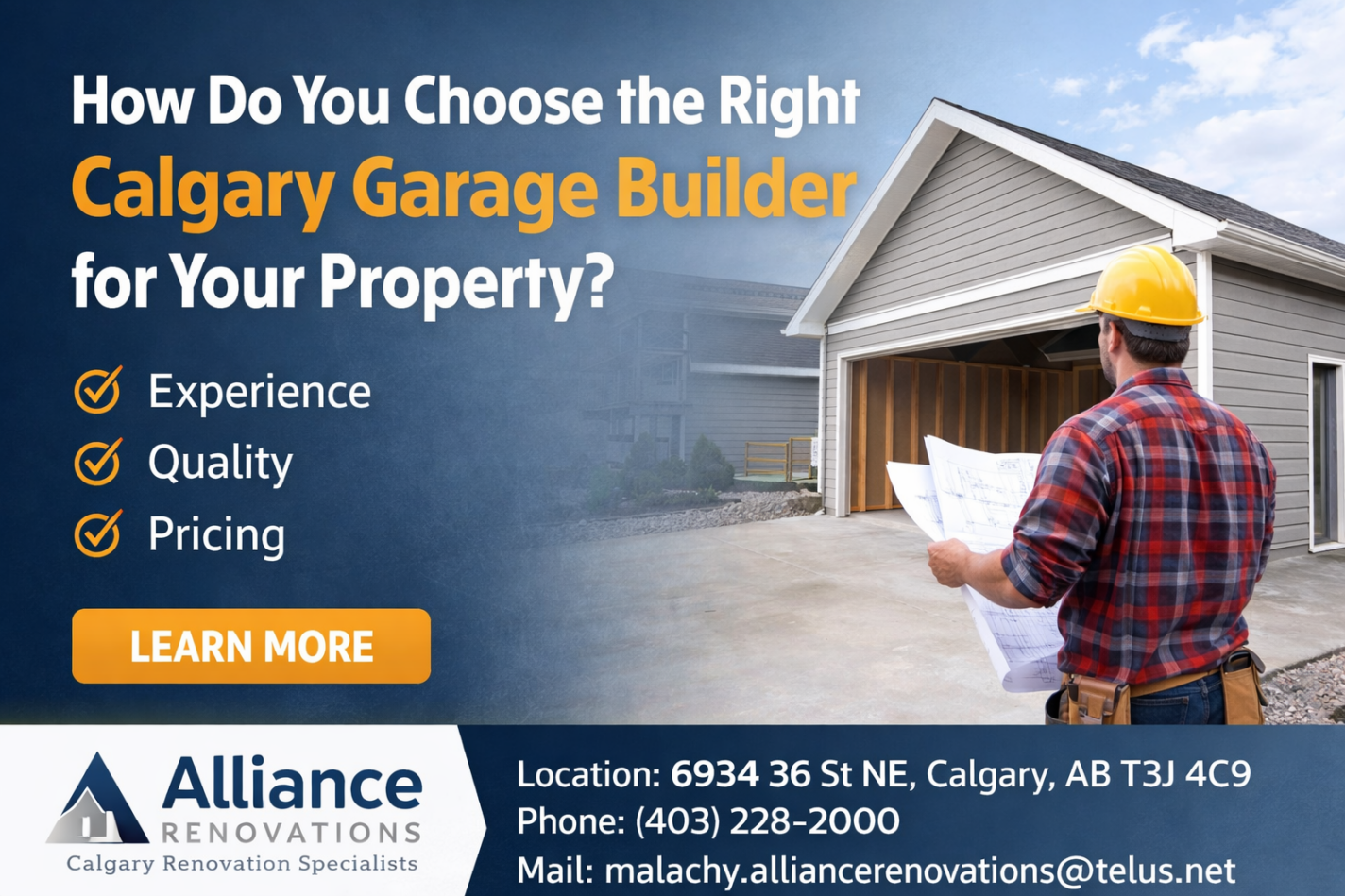 Calgary Garage Builder